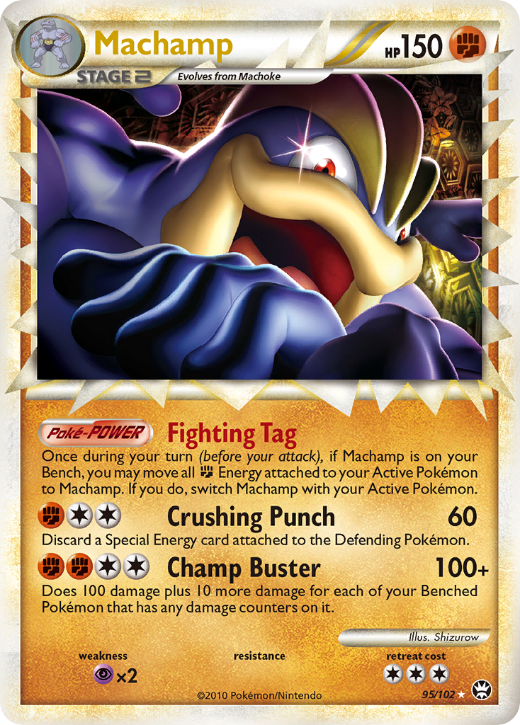 Machamp (95/102) [HeartGold & SoulSilver: Triumphant] | Enigma On Main