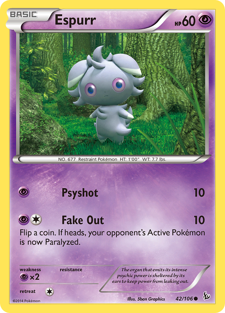 Espurr (42/106) [XY: Flashfire] | Enigma On Main