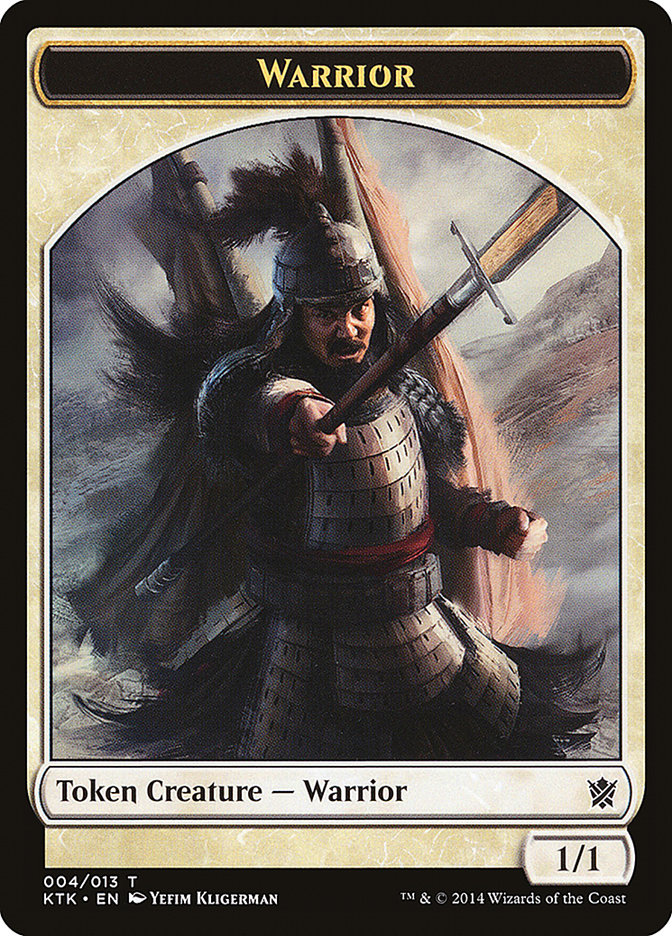 Warrior (004/013) [Khans of Tarkir Tokens] | Enigma On Main