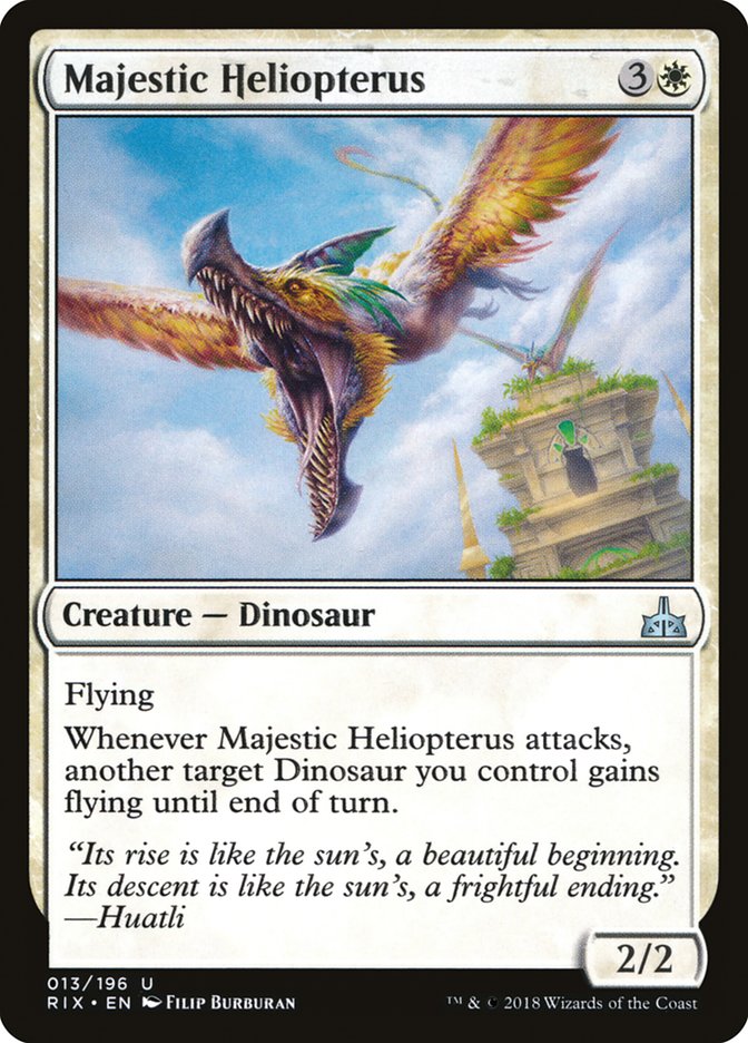 Majestic Heliopterus [Rivals of Ixalan] | Enigma On Main