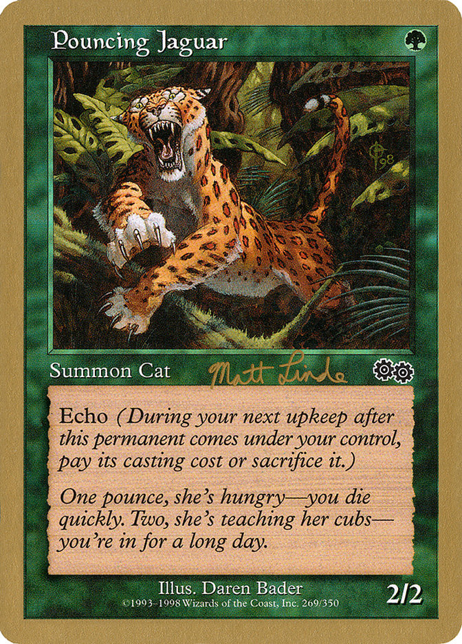 Pouncing Jaguar (Matt Linde) [World Championship Decks 1999] | Enigma On Main