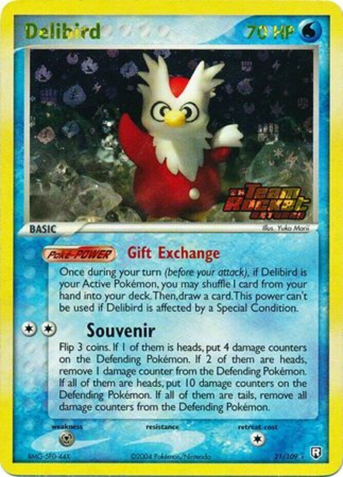 Delibird (21/109) (Stamped) [EX: Team Rocket Returns] | Enigma On Main