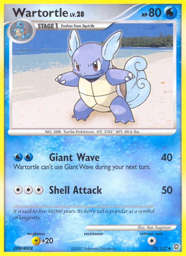 Wartortle (75/132) [Diamond & Pearl: Secret Wonders] | Enigma On Main