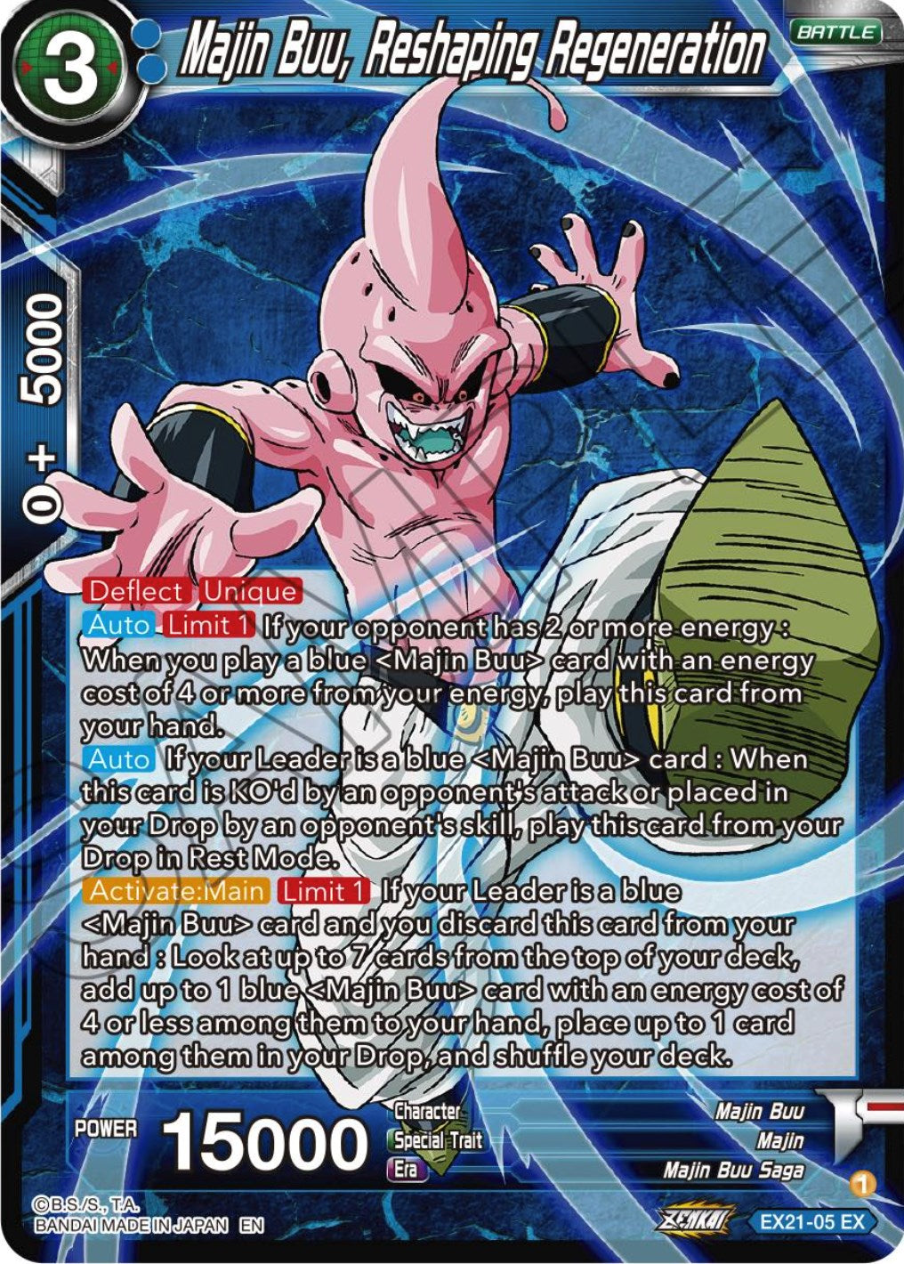 Majin Buu, Reshaping Regeneration (EX21-05) [5th Anniversary Set] | Enigma On Main