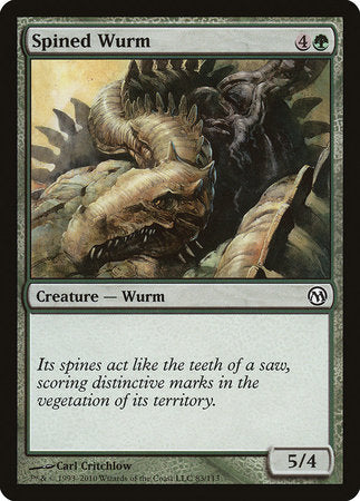 Spined Wurm [Duels of the Planeswalkers] | Enigma On Main