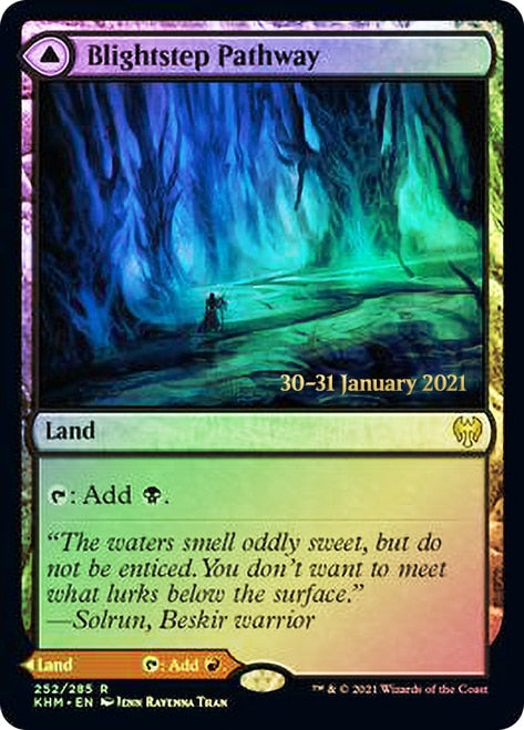 Blightstep Pathway // Searstep Pathway  [Kaldheim Prerelease Promos] | Enigma On Main