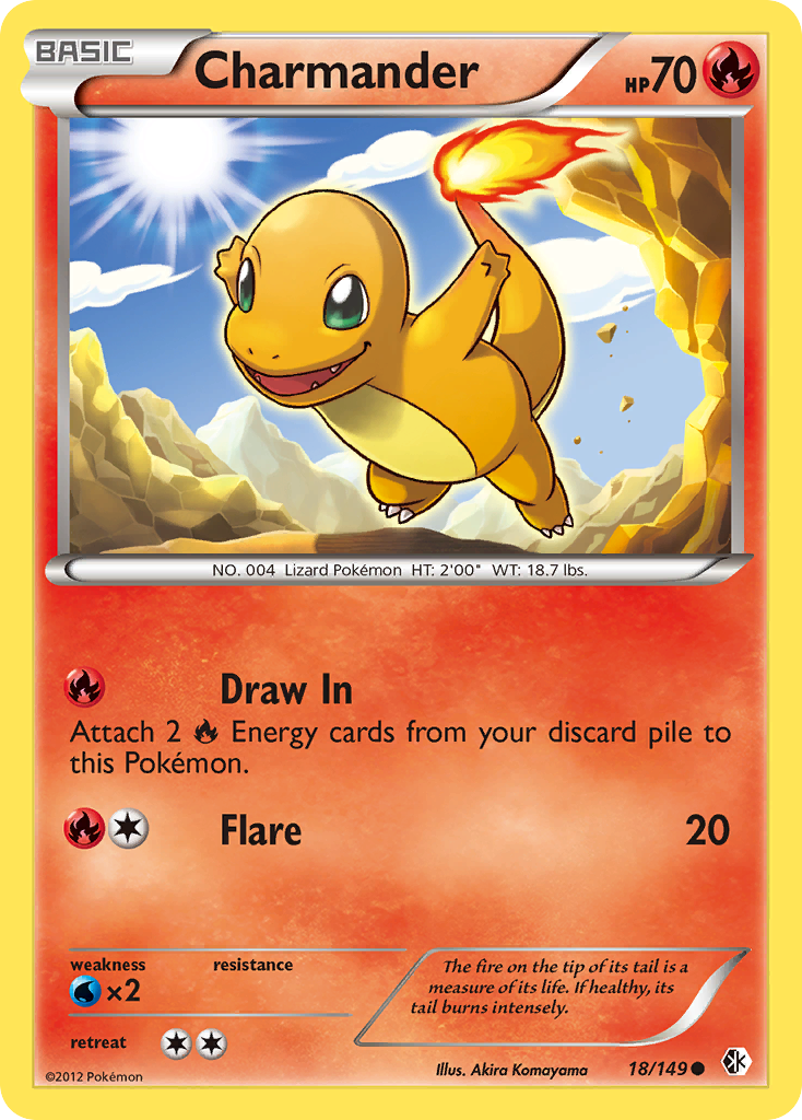 Charmander (18/149) [Black & White: Boundaries Crossed] | Enigma On Main