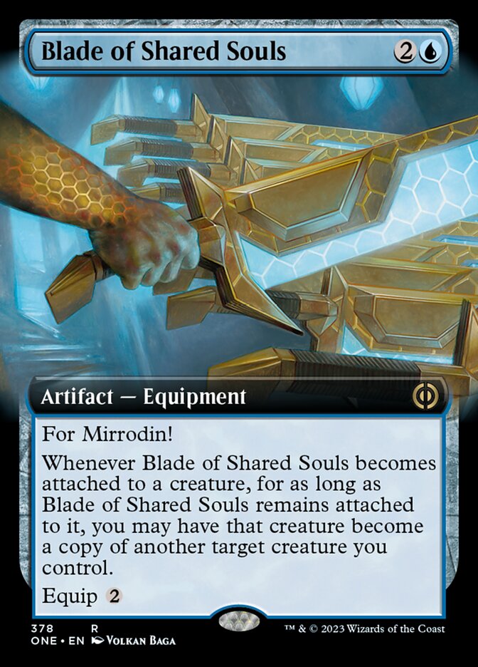 Blade of Shared Souls (Extended Art) [Phyrexia: All Will Be One] | Enigma On Main