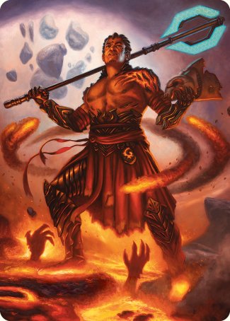 Koth, Fire of Resistance Art Card [Phyrexia: All Will Be One Art Series] | Enigma On Main