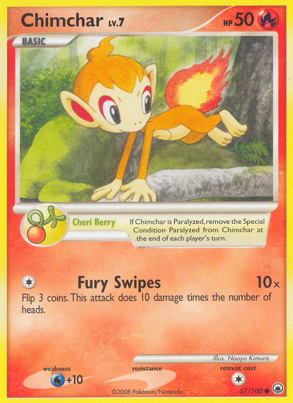 Chimchar (57/100) [Diamond & Pearl: Majestic Dawn] | Enigma On Main