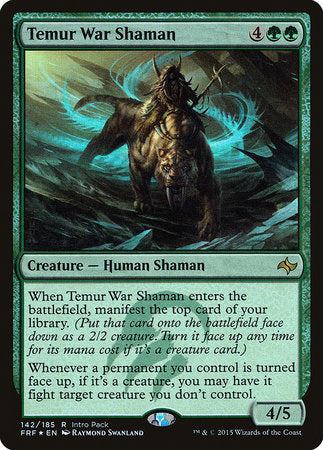 Temur War Shaman [Fate Reforged Promos] | Enigma On Main