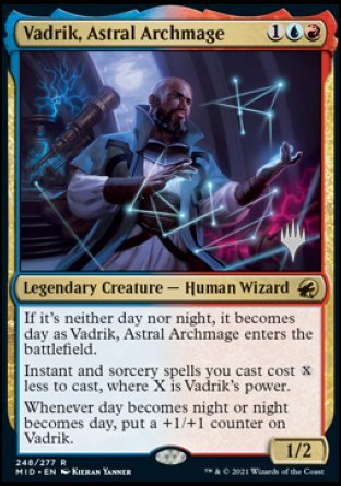 Vadrik, Astral Archmage (Promo Pack) [Innistrad: Midnight Hunt Promos] | Enigma On Main