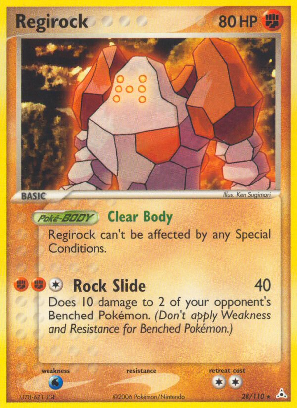 Regirock (28/110) [EX: Holon Phantoms] | Enigma On Main