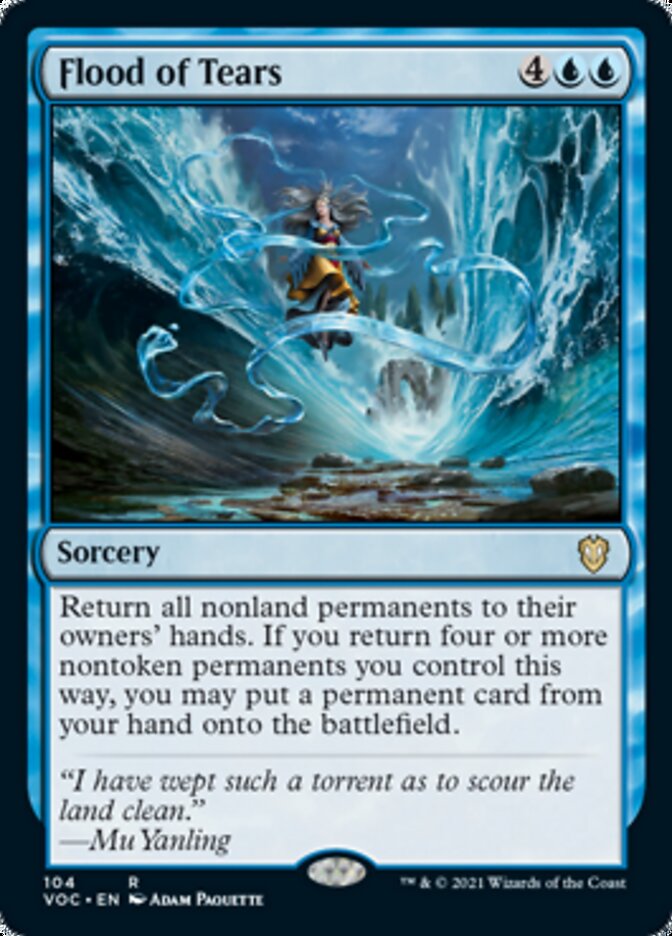 Flood of Tears [Innistrad: Crimson Vow Commander] | Enigma On Main