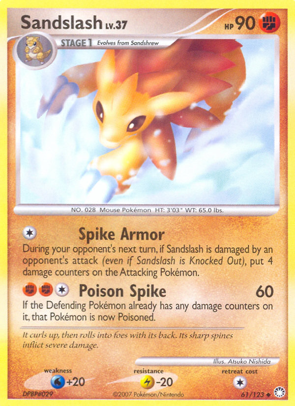 Sandslash (61/123) [Diamond & Pearl: Mysterious Treasures] | Enigma On Main