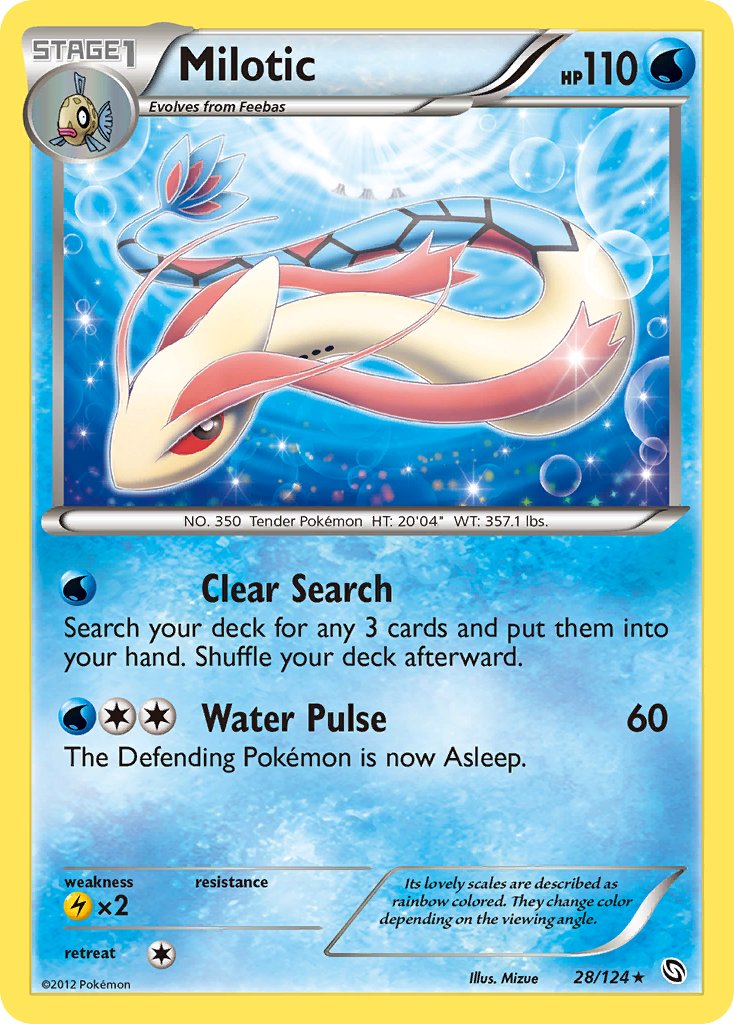 Milotic (28/124) (Theme Deck Exclusive) [Black & White: Dragons Exalted] | Enigma On Main