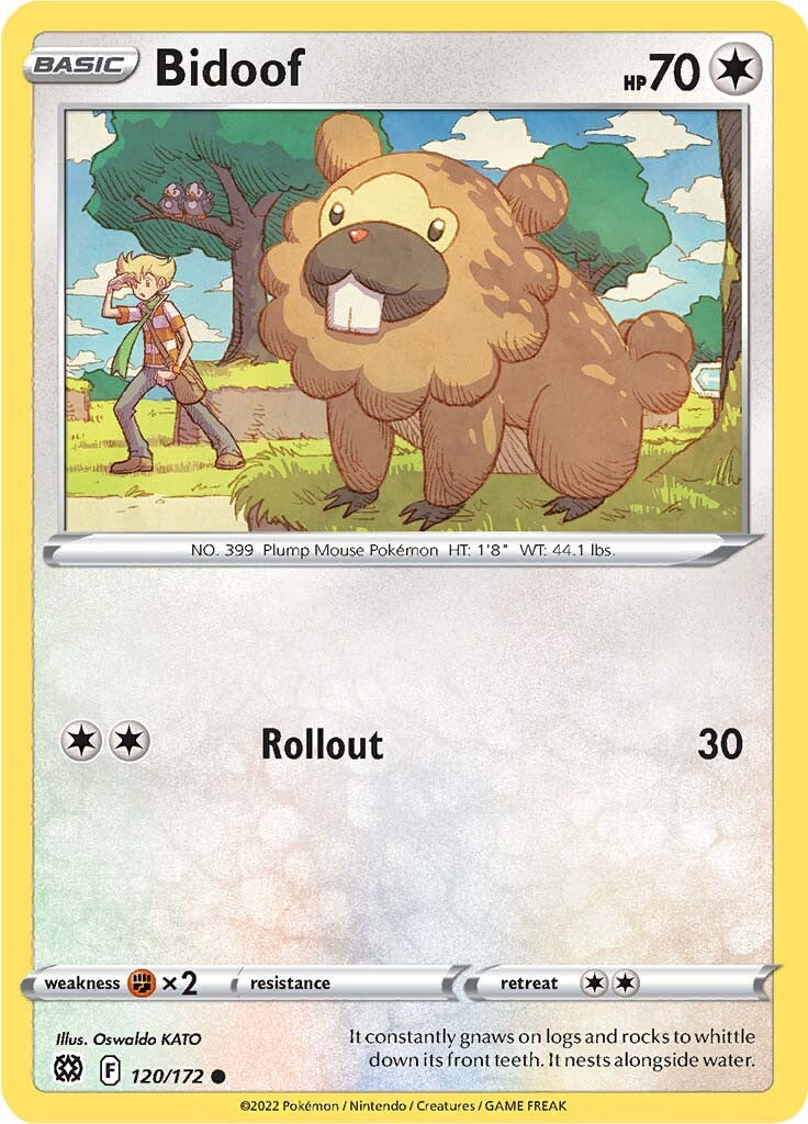 Bidoof (120/172) [Sword & Shield: Brilliant Stars] | Enigma On Main