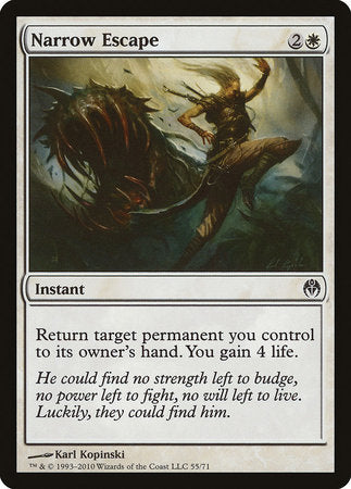 Narrow Escape [Duel Decks: Phyrexia vs. the Coalition] | Enigma On Main