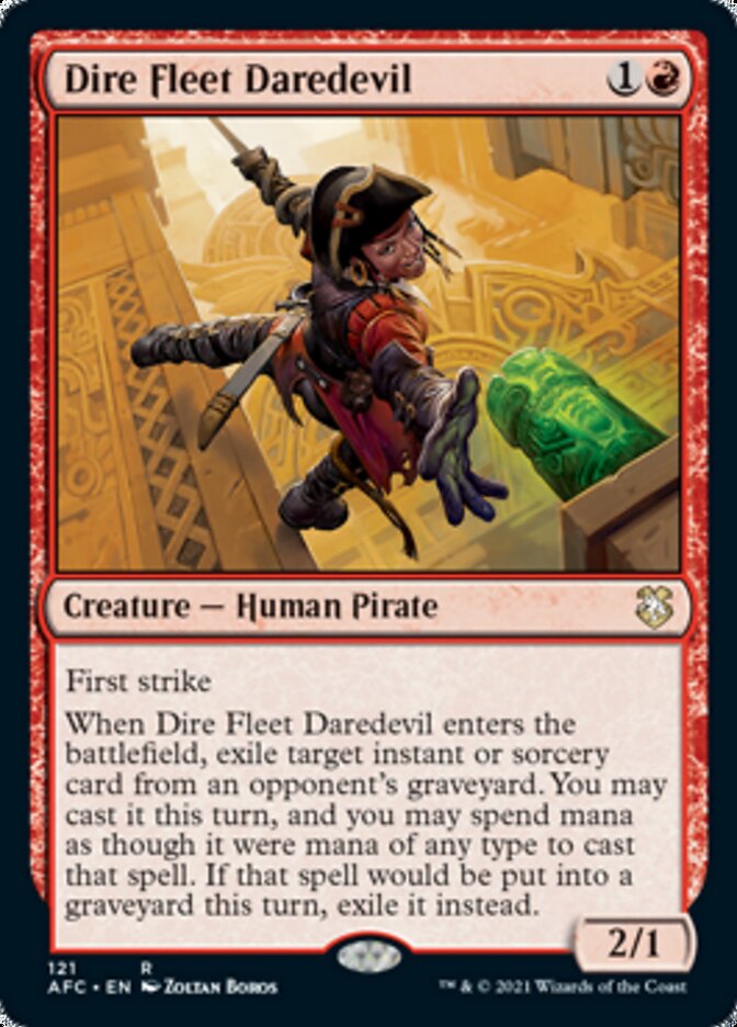 Dire Fleet Daredevil [Dungeons & Dragons: Adventures in the Forgotten Realms Commander] | Enigma On Main