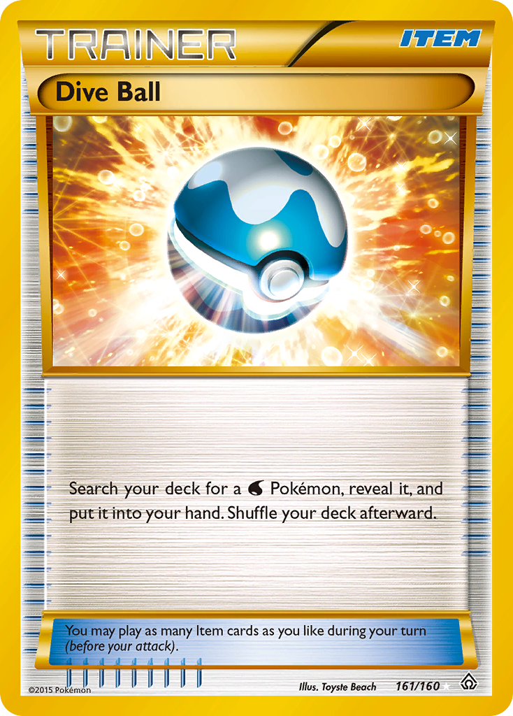 Dive Ball (161/160) [XY: Primal Clash] | Enigma On Main