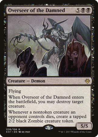 Overseer of the Damned [Archenemy: Nicol Bolas] | Enigma On Main