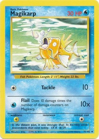 Magikarp (35/102) [Base Set Unlimited] | Enigma On Main