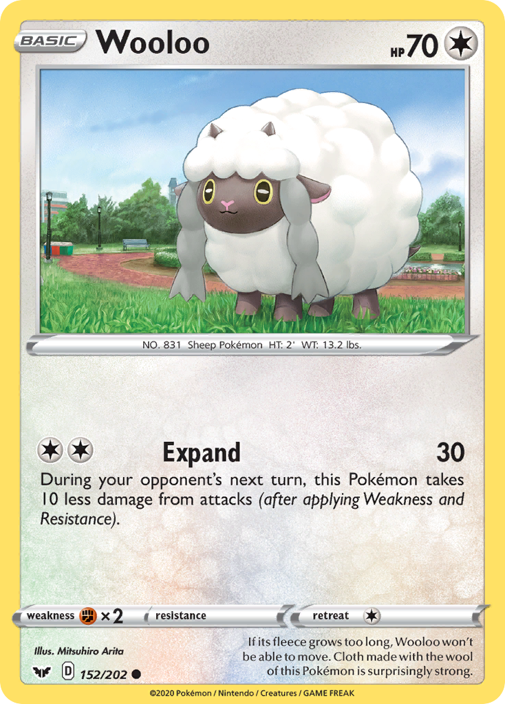 Wooloo (152/202) [Sword & Shield: Base Set] | Enigma On Main