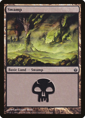 Swamp (151) [Mirrodin Besieged] | Enigma On Main