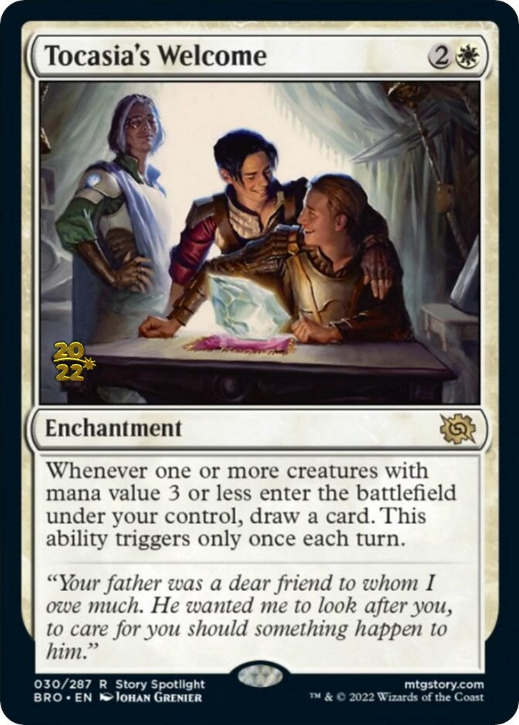 Tocasia's Welcome [The Brothers' War: Prerelease Promos] | Enigma On Main