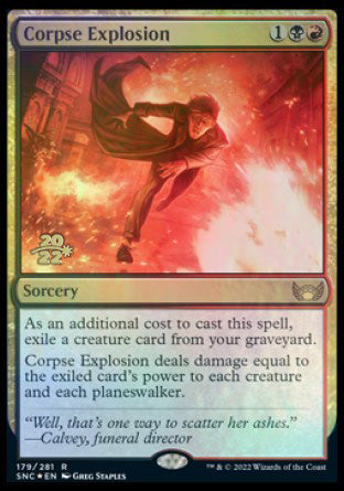 Corpse Explosion [Streets of New Capenna Prerelease Promos] | Enigma On Main