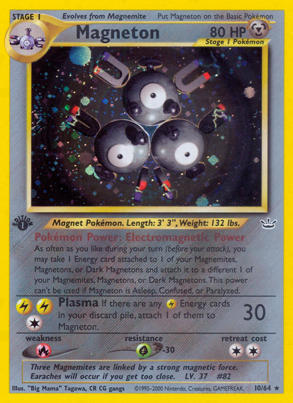 Magneton (10/64) [Neo Revelation 1st Edition] | Enigma On Main