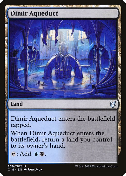 Dimir Aqueduct [Commander 2019] | Enigma On Main