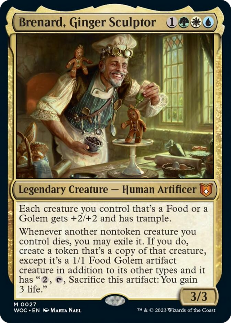 Brenard, Ginger Sculptor [Wilds of Eldraine Commander] | Enigma On Main