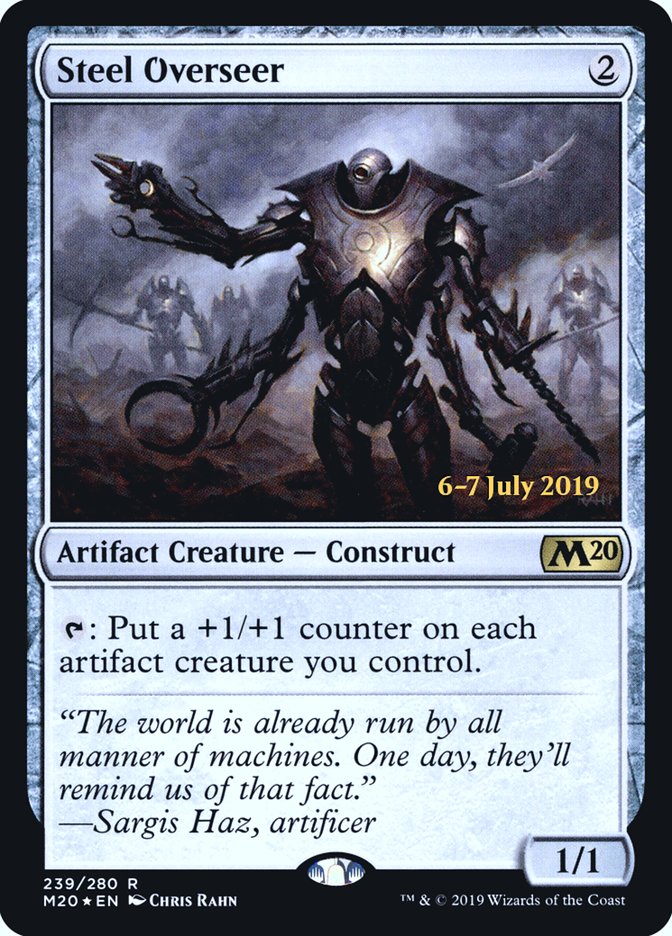 Steel Overseer  [Core Set 2020 Prerelease Promos] | Enigma On Main