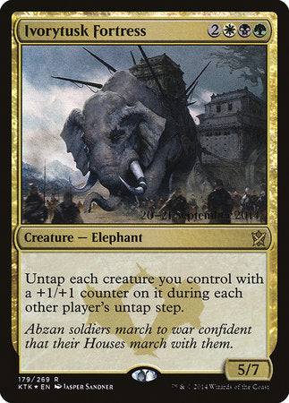 Ivorytusk Fortress [Khans of Tarkir Promos] | Enigma On Main