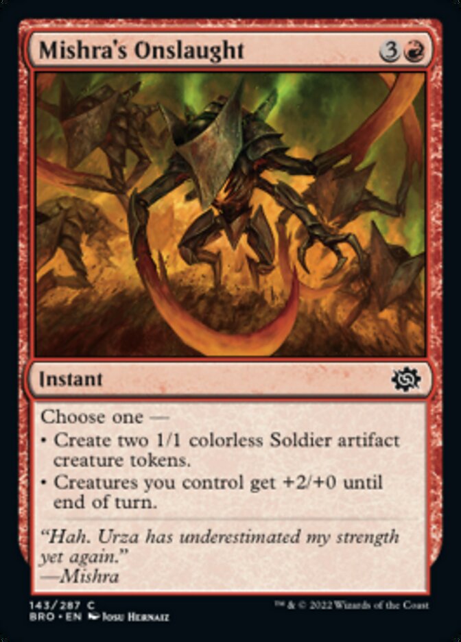 Mishra's Onslaught [The Brothers' War] | Enigma On Main