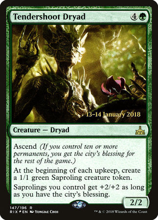 Tendershoot Dryad [Rivals of Ixalan Promos] | Enigma On Main