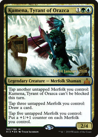 Kumena, Tyrant of Orazca [Rivals of Ixalan Promos] | Enigma On Main