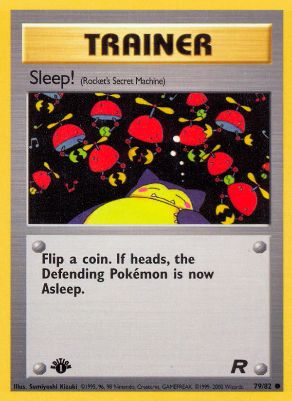 Sleep! (79/82) [Team Rocket 1st Edition] | Enigma On Main