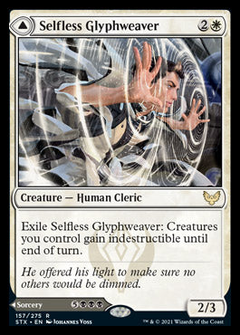 Selfless Glyphweaver // Deadly Vanity [Strixhaven: School of Mages] | Enigma On Main
