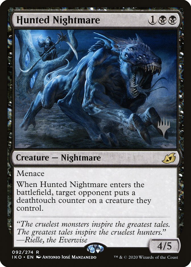 Hunted Nightmare (Promo Pack) [Ikoria: Lair of Behemoths Promos] | Enigma On Main