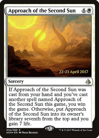 Approach of the Second Sun [Amonkhet Promos] | Enigma On Main