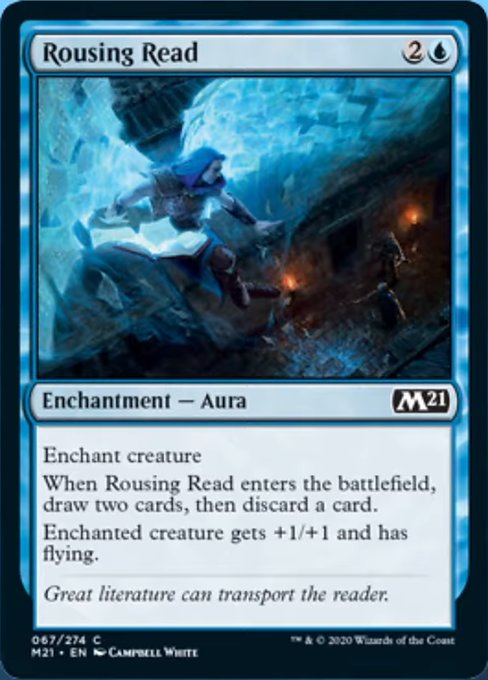 Rousing Read [Core Set 2021] | Enigma On Main