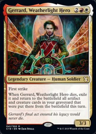 Gerrard, Weatherlight Hero [Commander 2019] | Enigma On Main