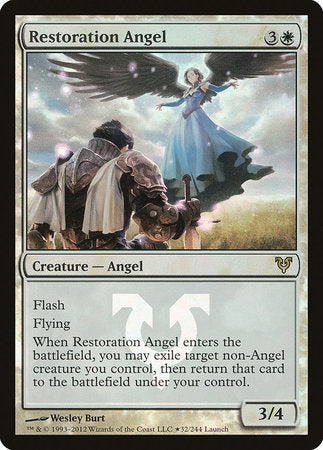 Restoration Angel [Avacyn Restored Promos] | Enigma On Main