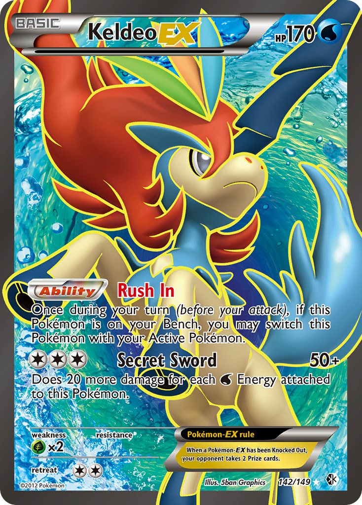 Keldeo EX (142/149) [Black & White: Boundaries Crossed] | Enigma On Main