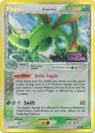 Flygon (7/110) (Delta Species) (Stamped) [EX: Holon Phantoms] | Enigma On Main