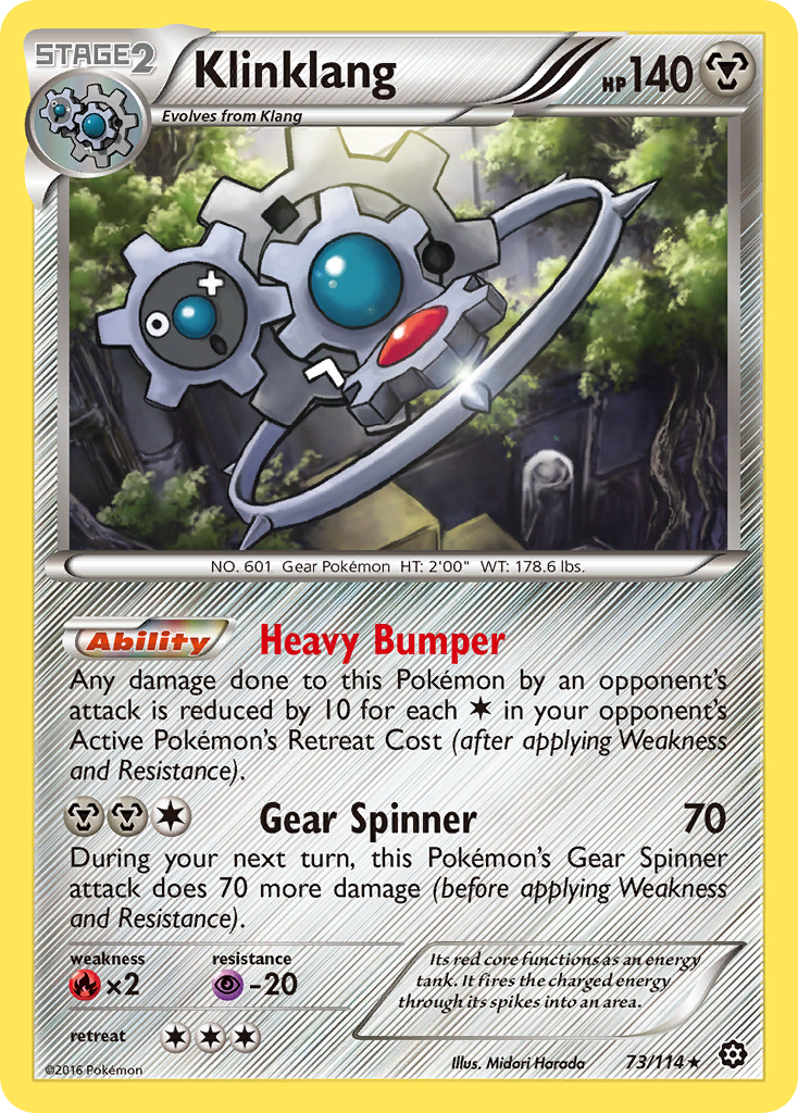 Klinklang (73/114) [XY: Steam Siege] | Enigma On Main