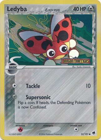 Ledyba (53/101) (Delta Species) (Stamped) [EX: Dragon Frontiers] | Enigma On Main