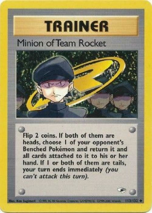 Minion of Team Rocket (113/132) [Gym Heroes Unlimited] | Enigma On Main